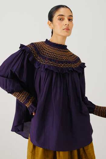 Cord Theo Cotton Silk Top 