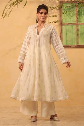 Label Niti Bothra Embroidered Anarkali Set 
