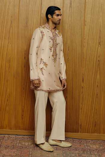 Dolly J Blush Reverie Embroidered Kurta Set 