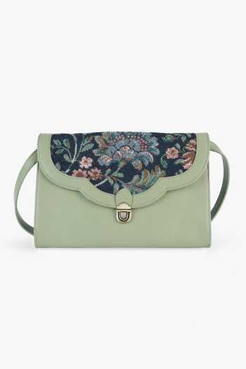 Tan & Loom Sonata Sage Floral Sling Bag 
