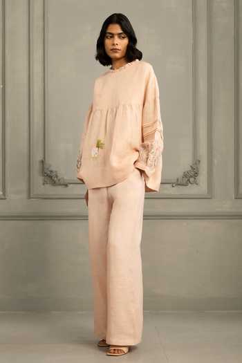 Arcvsh By Pallavi Singh Hand Embroidered Top & Pant Set 