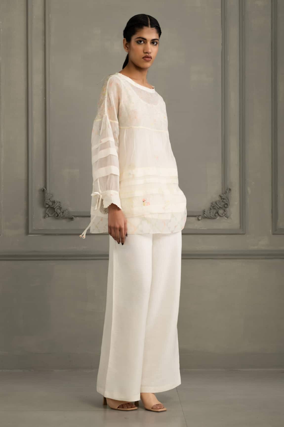 Arcvsh By Pallavi Singh Hand Embroidered Top & Pant Set 