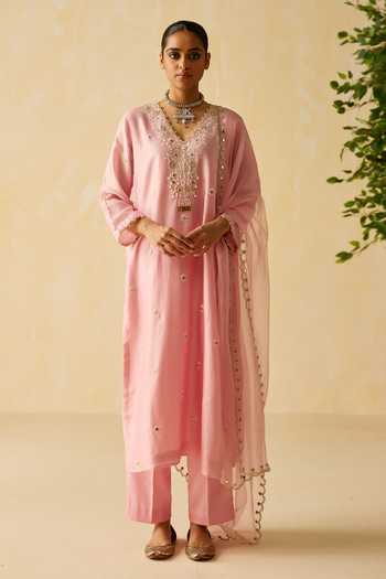 Shikha Mehta Niyara Dori Hand Embroidered Kurta Set