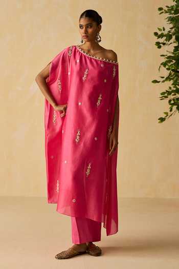 Shikha Mehta Kaya Dori Hand Embroidered Kaftan Set