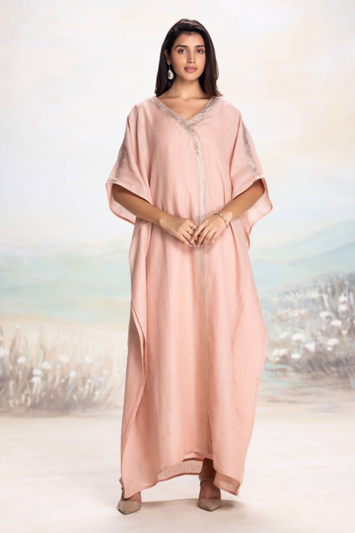Kaveri Starlight Linen Kaftan 