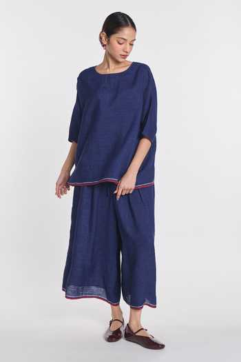 Payal Pratap Bergamot Drop Shoulder Top 