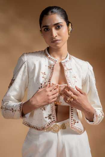 BAISE GABA Chandra Gota Embroidered Jacket