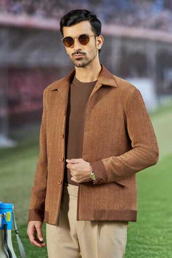 Philocaly Benji Herringbone Shacket 