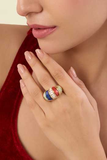 Isharya Moonveil Bombe Ring 