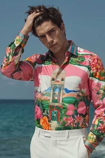 MR. Ajay Kumar Minaret Signature Print Shirt 