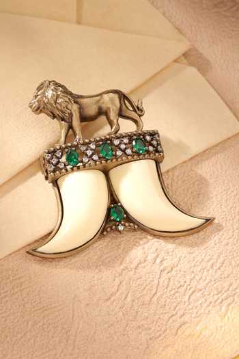 Cosa Nostraa The Lions Tusk Brooch 