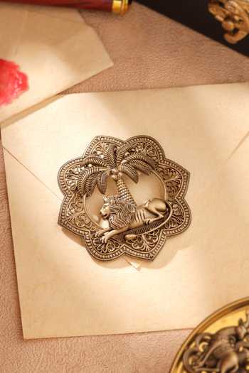 Cosa Nostraa Lion Oasis Brooch 