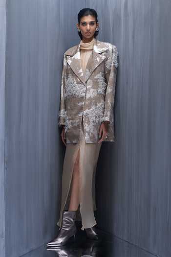Richa Khemka Vantage Floriana Hand Embroidered Blazer 