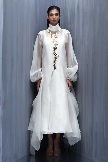 Richa Khemka Aura Organza Dress & Jacket Set 