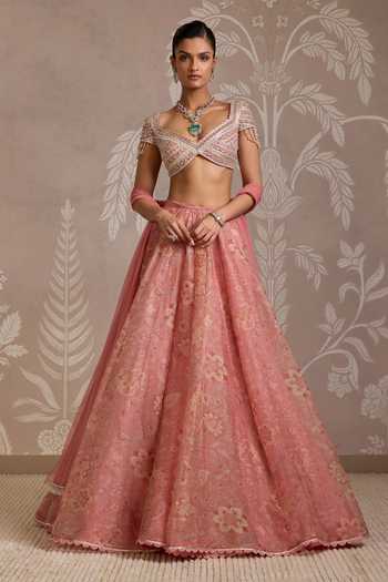 Ridhi Mehra Tonal Floral Printed Lehenga Set 