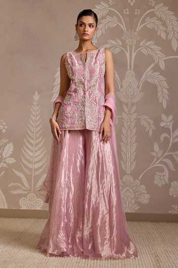 Ridhi Mehra Furl Embroidered Top Sharara Set 