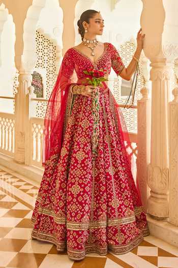 Ridhi Mehra Wishful Embroidered Bridal Lehenga Set 