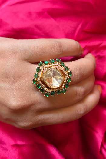 Prestones Stone Embellished Ring 