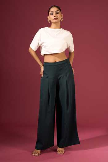 Tarun Tahiliani Wide Leg Trouser 