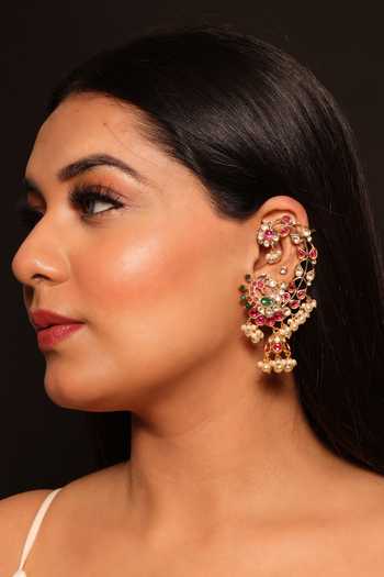 Amreli Jaipur Stone Embellished Earrings 