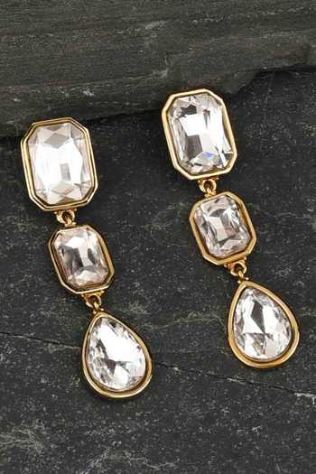 Amreli Jaipur Stone Drop Earrings 