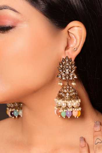 Amreli Jaipur Handcrafted Jhumka Earrings 