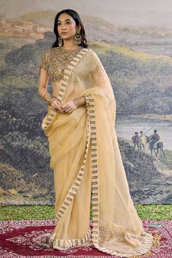 Itrh Kahani Jadau Organza Saree Set 