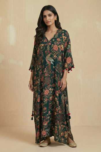 Kalista Laicy Floral Print Kaftan