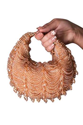 House Of Kosha Liona Embellished Hobo Bag 