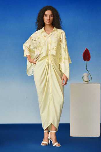 Echostudio Abstract Pattern Maxi Dress 
