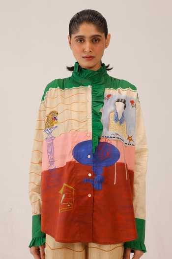 Cord Alma Loft Print Shirt 