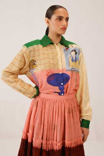 Cord Cleo Silk Shirt 