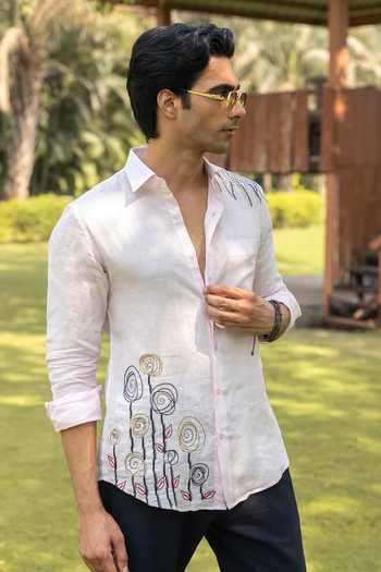 Heartistry by Anky Rose Hand Embroidered Shirt 