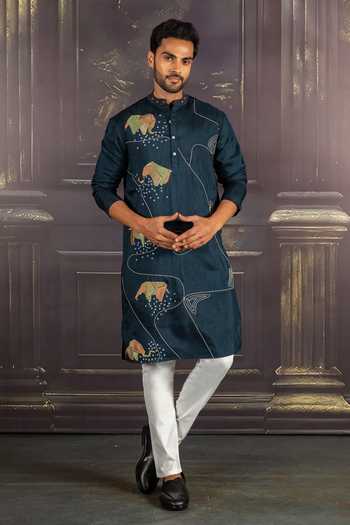 Heartistry by Anky Verdant Essence Hand Embroidered Kurta 