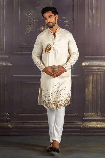 Heartistry by Anky Ivory Serenity Banarasi Silk Kurta 