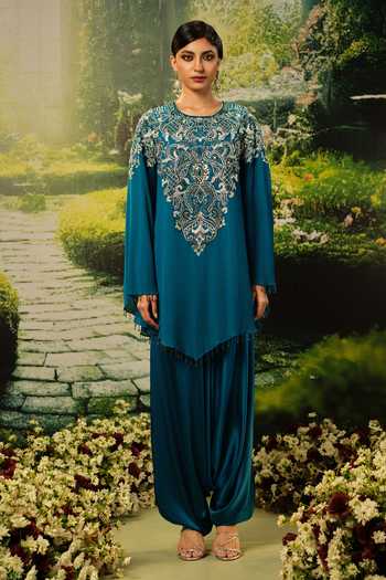 Priyaa Najma Embroidered Top & Pant Set 