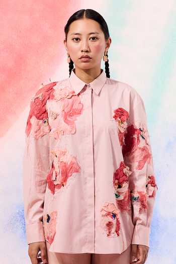 Ilk Blush Lichen Link Poplin Shirt 