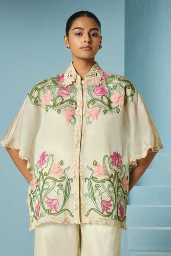 Chandrima Beadwork Shirt Kaftan 