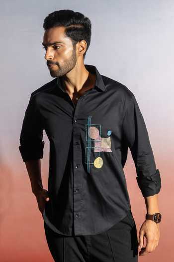Heartistry by Anky Hand Embroidered Pure Cotton Shirt 