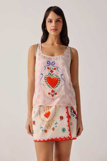 NOIB Toni Sleeveless Printed Tank Top