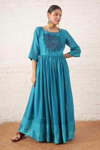 Myoho Embroidered Bodice Dress 