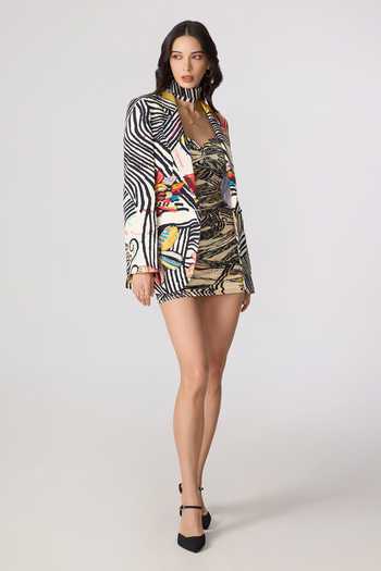 Saaksha & Kinni Rebekkah Printed Blazer 