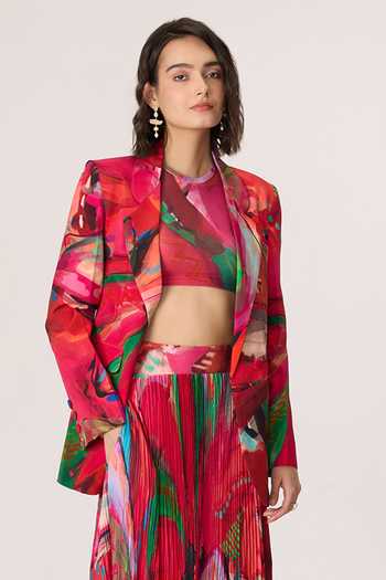 Saaksha & Kinni Rebekkah Printed Blazer 