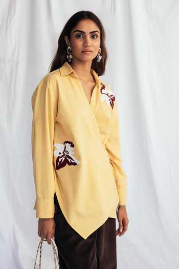 Jodi Aamras Handloom Wrap Shirt 