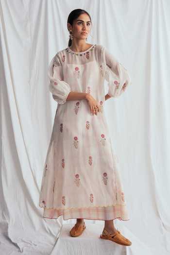 Jodi Kulfi Peasant Cotton Dress 