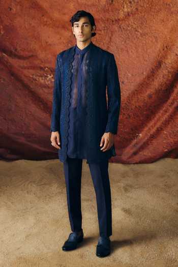 Amaare Yantra Embroidered Sherwani & Kurta Set