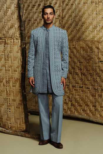 Amaare Fateh Embroidered Sherwani Set