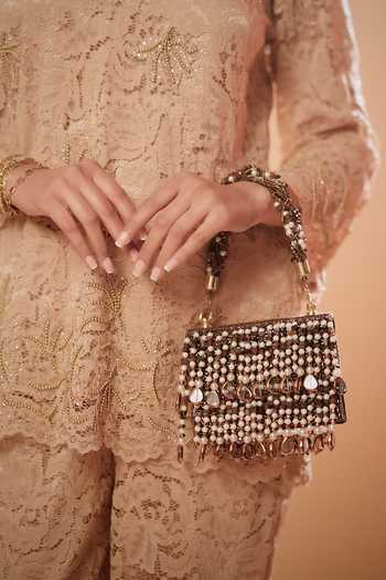 Bijoux By Priya Chandna Pearl Smoke Bag 