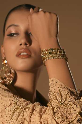 Bijoux By Priya Chandna Rangrez Multi-Row Bracelet 