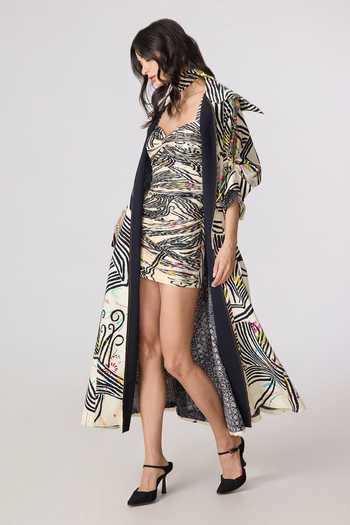 Saaksha & Kinni Millie Print Chiffon Dress 